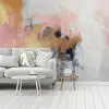 Abstract - Pastel kleuren - Goud - Modern - Aesthetic fotobehang vinyl groot -woonkamer