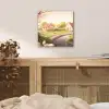 Schapen - Huisje - Platteland aluminium wit klein -sfeer3