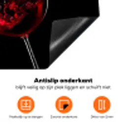 Dynamische Wijnsymfonie Inductie beschermer vinyl 3mm klein -zzzzzzz-td-onderkant