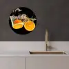 Citrus Splash KitchenYeah - Keuken - Wandcirkel Forex klein -sfeer1