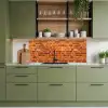 Bakstenen - Muur - Rood keuken achterwand 2 middel 871 -sfeer3