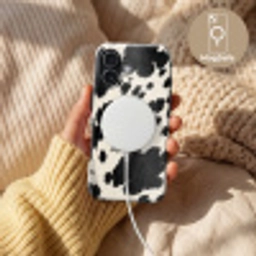 Patroon - Vacht - Zwart - Wit Toughcase MagSafe Apple iPhone 17 klein -USP_MagsafeV