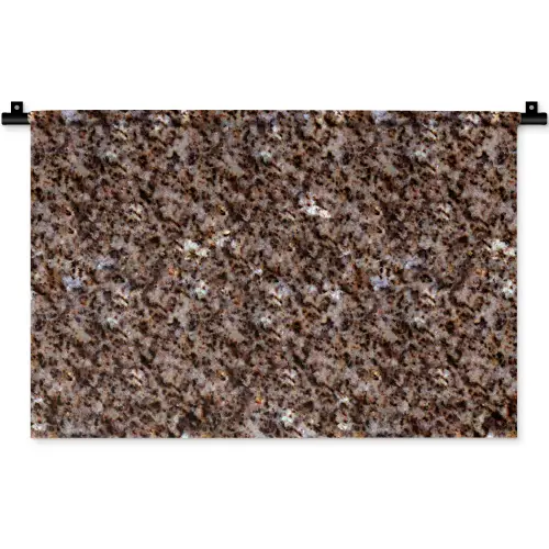 Graniet - Bruin - Structuur Wandkleed katoen klein 269 -zz3d