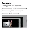 Kreeft - Roze - Zacht - Zwart Muismat XXL klein -sfeer5