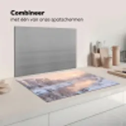 Rivier - Winter - Landschap - Sneeuw - Zonsopgang Inductie beschermer vinyl 3mm klein -wsfeer7_website