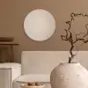 Japandi - Beige - Modern Wandcirkel kunststof plaat 5mm dik klein -sfeer1