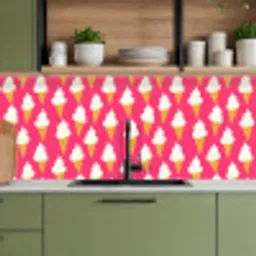 Softijs - Horentje - Roze keuken achterwand 2 middel 871 -sfeer3