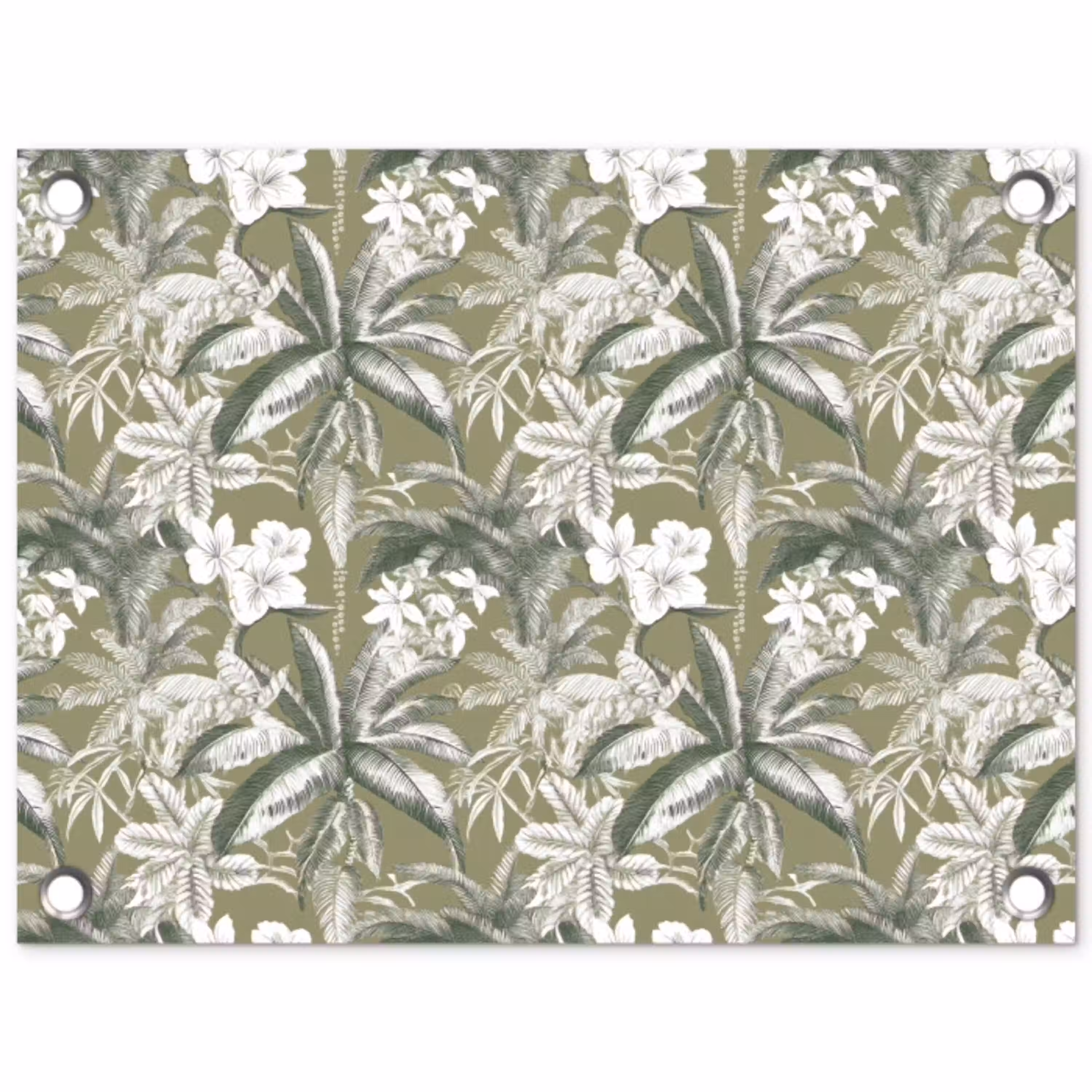 Botanisch - Bloemen - Groen tuinposter los doek klein 239 -3d