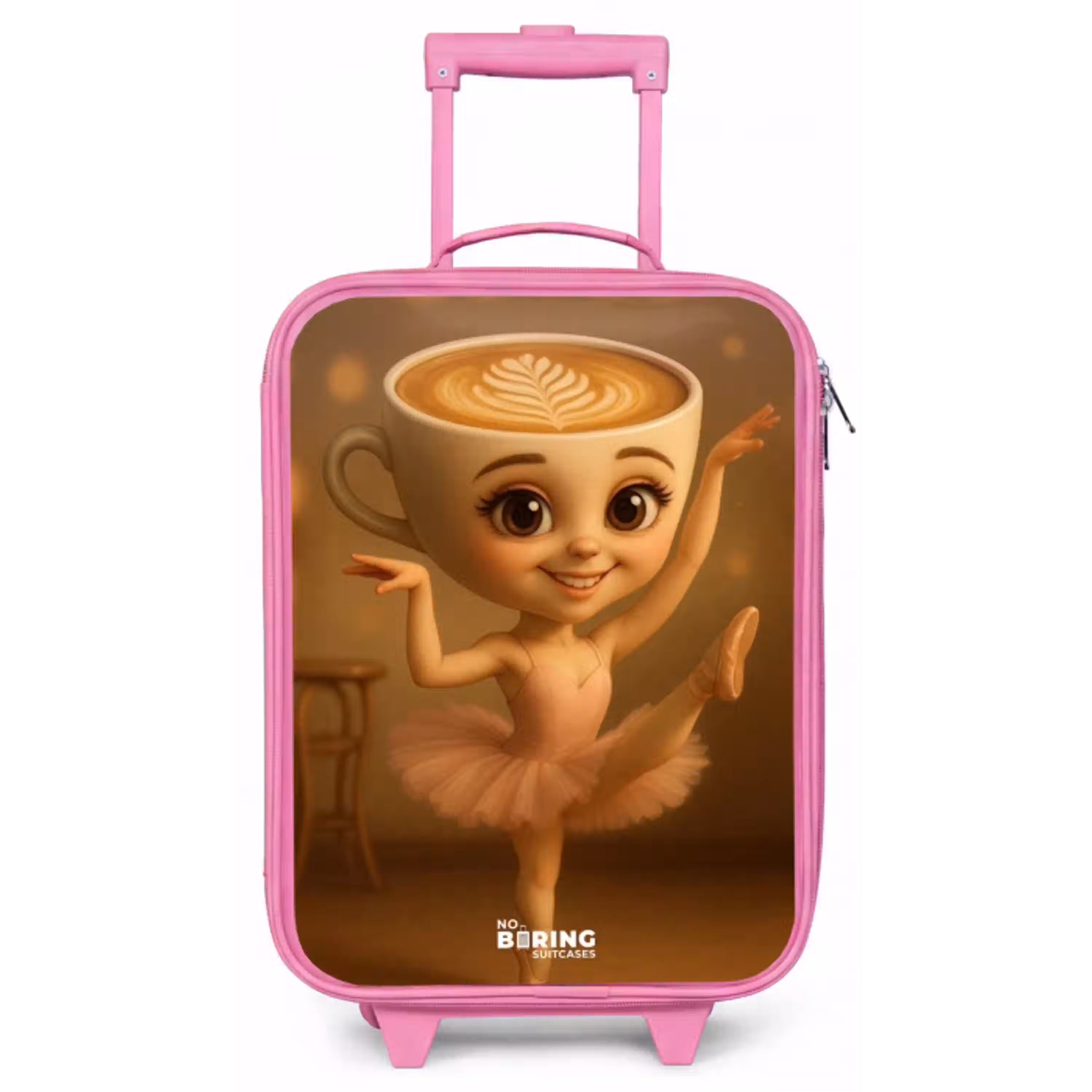 Ballerina Cappuccina Kinderkoffer - Roze klein -zz3dotto
