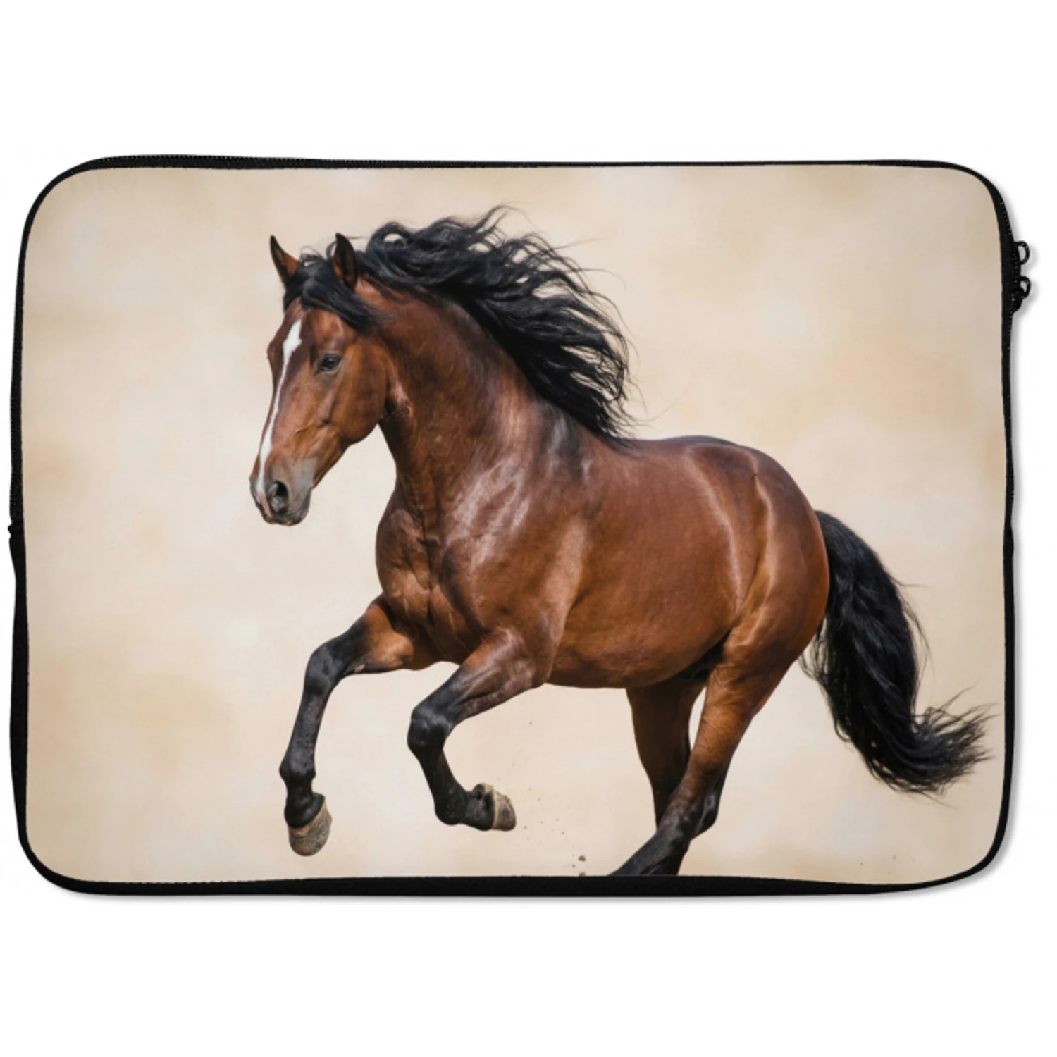 Paard - Galop - Energie laptophoes neopreen klein -zkaufland3dotto
