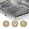 Schotse hooglander - Dieren - Wolken - Koe - Natuur plexiglas 5mm klein -sfeer2