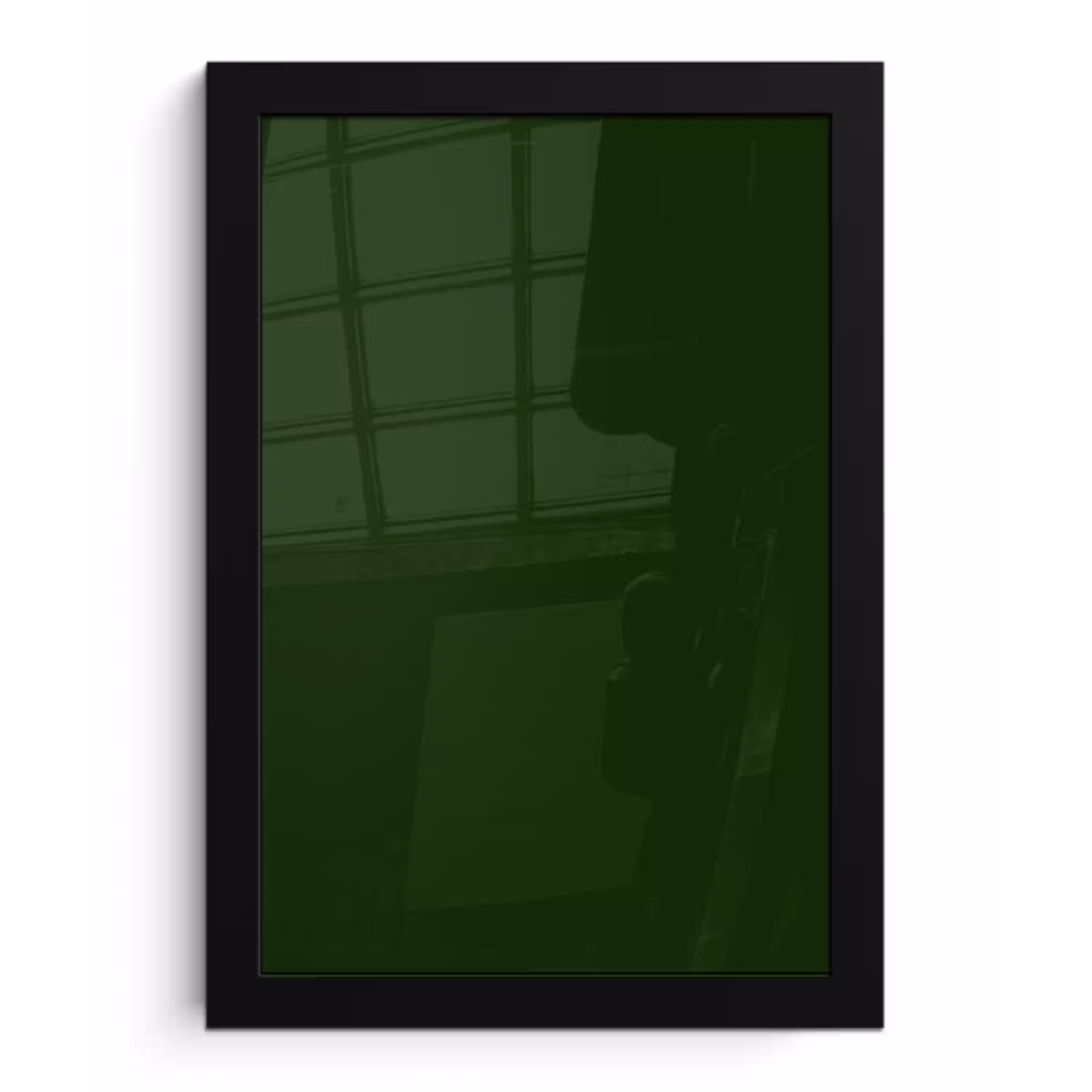 Forest - Green - Groen fotolijst zwart zonder passe partout klein 224 -3d