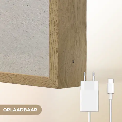 Voeten - Afdrukken - Zand Light Box met batterij (Wandlamp) middel -USP_websiteoplaadbaarNL