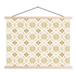 Ornament - Klassiek - Goud textielposter latten blank klein 122 -3d