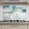 Verf - Moderne kunst - Abstract - Grijs keuken achterwand spatscherm klein -3d_website
