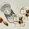 Boek - Illustratie - Tulpen - Koffie onderzetter kurk middel -sfeer4
