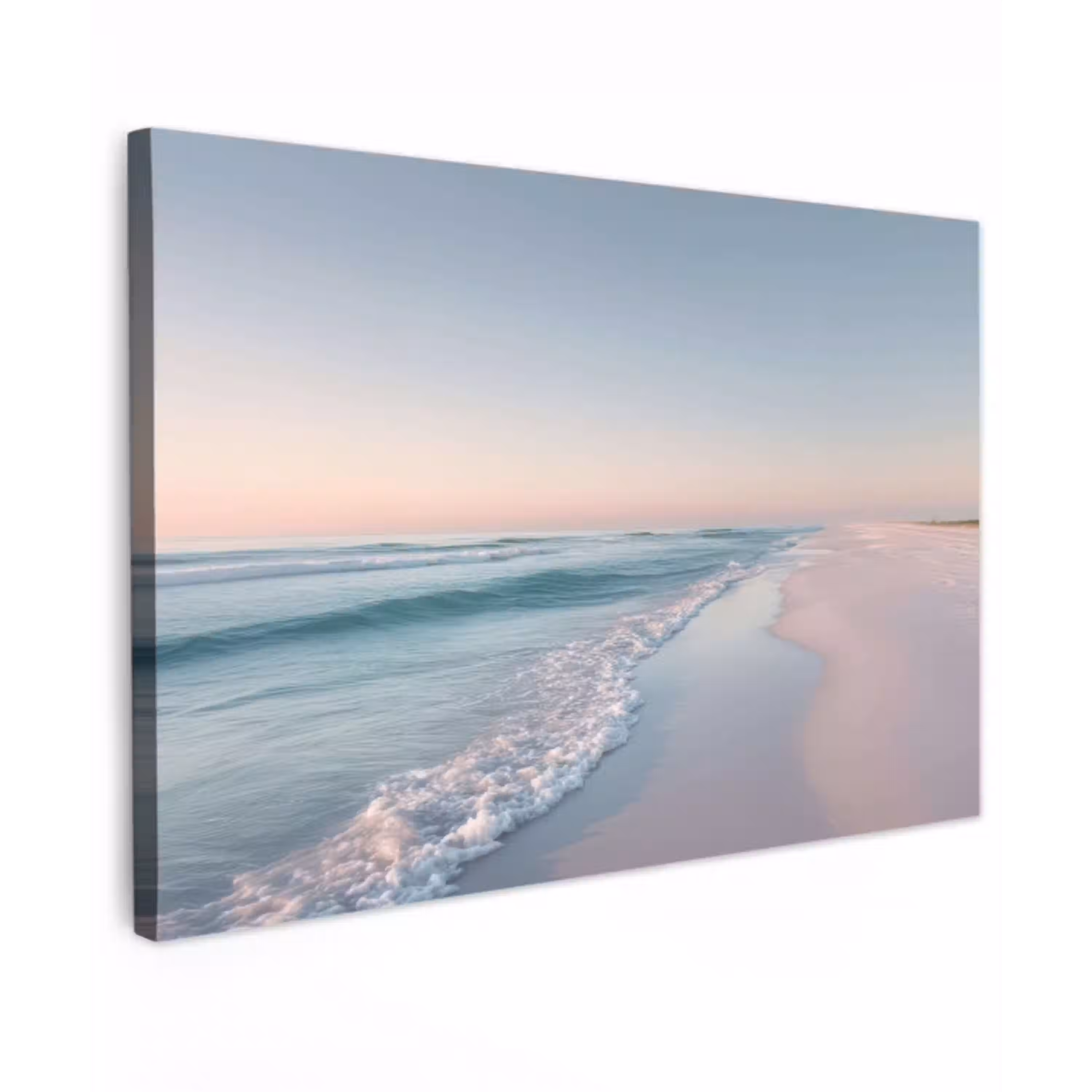 Kustlijn - Pastel - water canvas 2cm klein -z3d