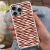 Golven - Rood - Patroon - Crème Hoesje iPhone 16 Pro Max met koord klein 804 -sfeer3