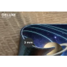 Ruimte - Zonnestelsel - Blauw Placemat vinyl groot -closeup