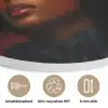 Vrouw - lychee - exotisch Akoestische PET Vilt - Rond klein -closeup_DE