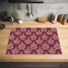 Blad - Patroon - Paars Inductie beschermer vinyl 3mm klein 276 -sfeer5