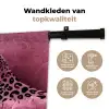 Panter - Luxe - Roze Wandkleed katoen klein -sfeer2