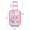 Eenhoorn Kinderkoffer - Roze klein -productfoto_formaten