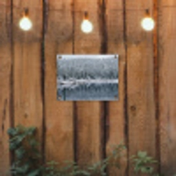 Bos - Reflectie - Meer - Winter - Serene tuinposter los doek klein -sfeer1