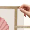 Schelp - Roze - Ribbels Light Box met batterij (Wandlamp) middel -USP_websiteprintNL