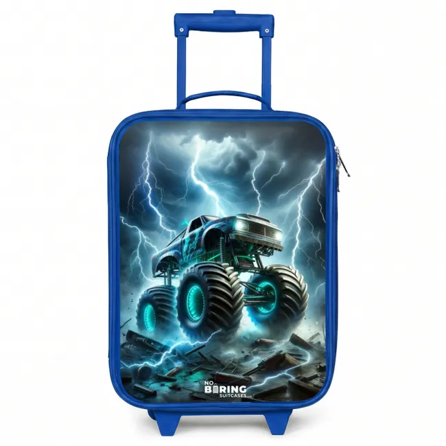 Kids’ Suitcase - Blue - Thunder Wheels