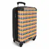 Retro disco 70s patroon kleurrijk NBS - Handbagage koffer - Volwassenen Unisex middel -productfoto_3d