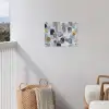 Abstract - Goud - Vormen tuinposter los doek klein -sfeer8