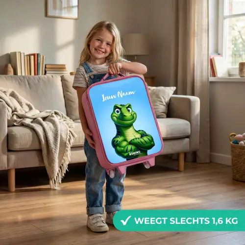 Spierbundelsaurus Kinderkoffer - Roze klein -sfeer2_NL