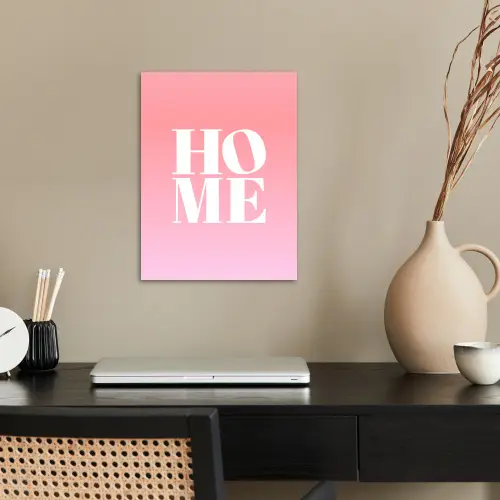 Home - Letters - Groot - Roze poster papier klein -sfeer1