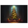 Kerstboom - Cadeau - Kerst - Winter poster papier klein -3d