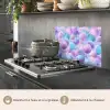 Schelpen - Paars - Blauw - Patroon keuken achterwand spatscherm klein -usp_FR