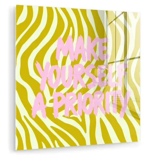 Zebraprint - Priority - Roze plexiglas 5mm klein -zzzproduct_nieuw