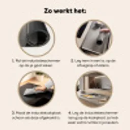 Ontbijt - Koppel - Ei - Brood Inductie beschermer vinyl 3mm middel -sfeer9