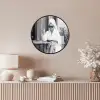 Modern - Vrouw - Zwart - Wit Fotolijst rond zonder passe partout klein -sfeer3