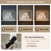 Lelies - Eieren - Pasen Light Box met batterij (Wandlamp) middel -USP_lichtkleurNL
