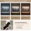 Gitaar - Hout - Water Light Box met batterij (Wandlamp) middel -USP_lichtkleurNL