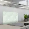 Groen - Marmer - Vloeiende aders keuken achterwand spatscherm klein 900 -3d_schuin