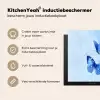 Vlinders - Sierlijk - Blauw Inductie beschermer vinyl 3mm middel -sfeer2
