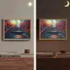 Architectuur - Neon - Trap - Graffiti Light Box met batterij (Wandlamp) middel -sfeer3