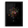 Bloemen - Bessen - Klassiek fotolijst zwart zonder passe partout klein -3d