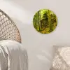Bomen - Steen - Bos - Natuur - Planten Wandcirkel kunststof plaat 5mm dik klein -sfeer5