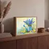 Lavendelbloemen - Quote - Gieter Light Box met batterij (Wandlamp) middel -sfeer2