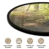 Bos - Bomen - Pad - Zon - Planten - Bladeren - Natuur Fotolijst rond zonder passe partout klein -closeup_NL