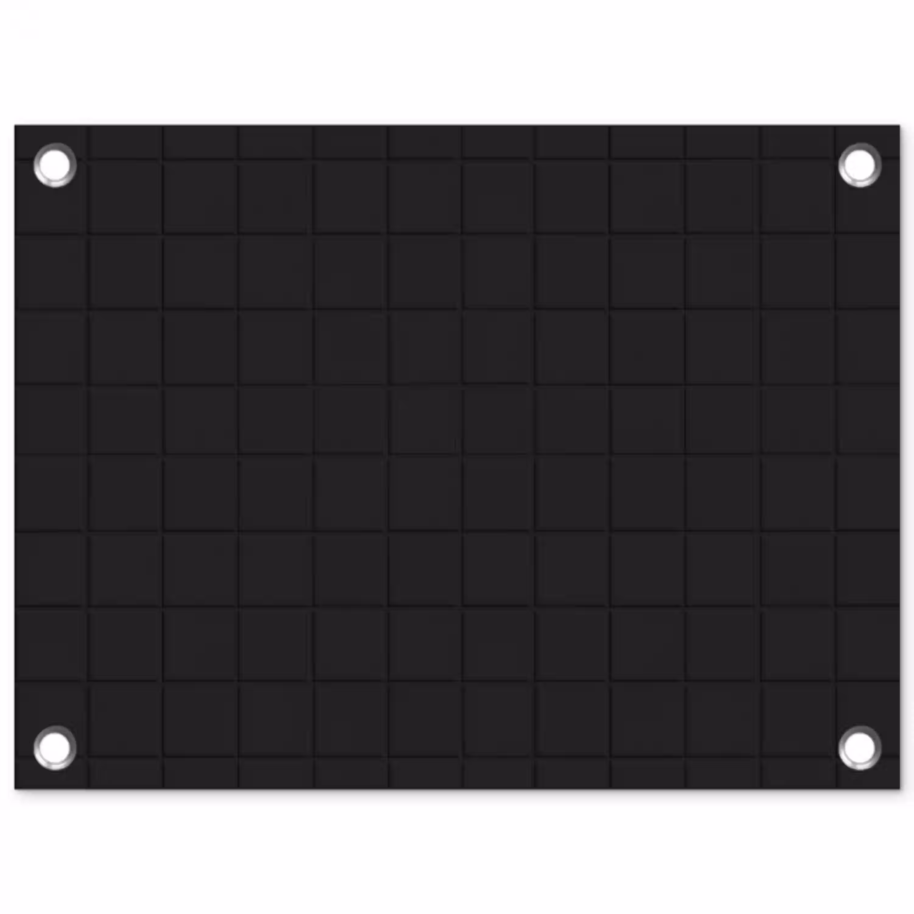 Tegels - Patroon - Mat - Zwart tuinposter los doek klein 239 -3d