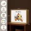 Clownvis - Oranje - Vis - Water Light Box met batterij (Wandlamp kind) middel -USP_websiteoverzichtNL